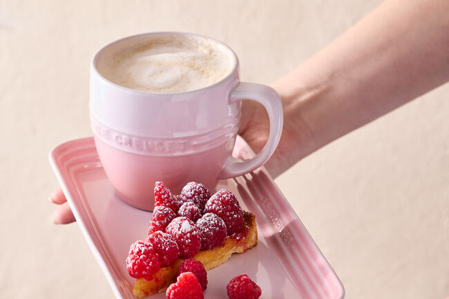 Le Creuset Stoneware Manila Coffee Mug 350ml Shell PinkShell Pink image number 2